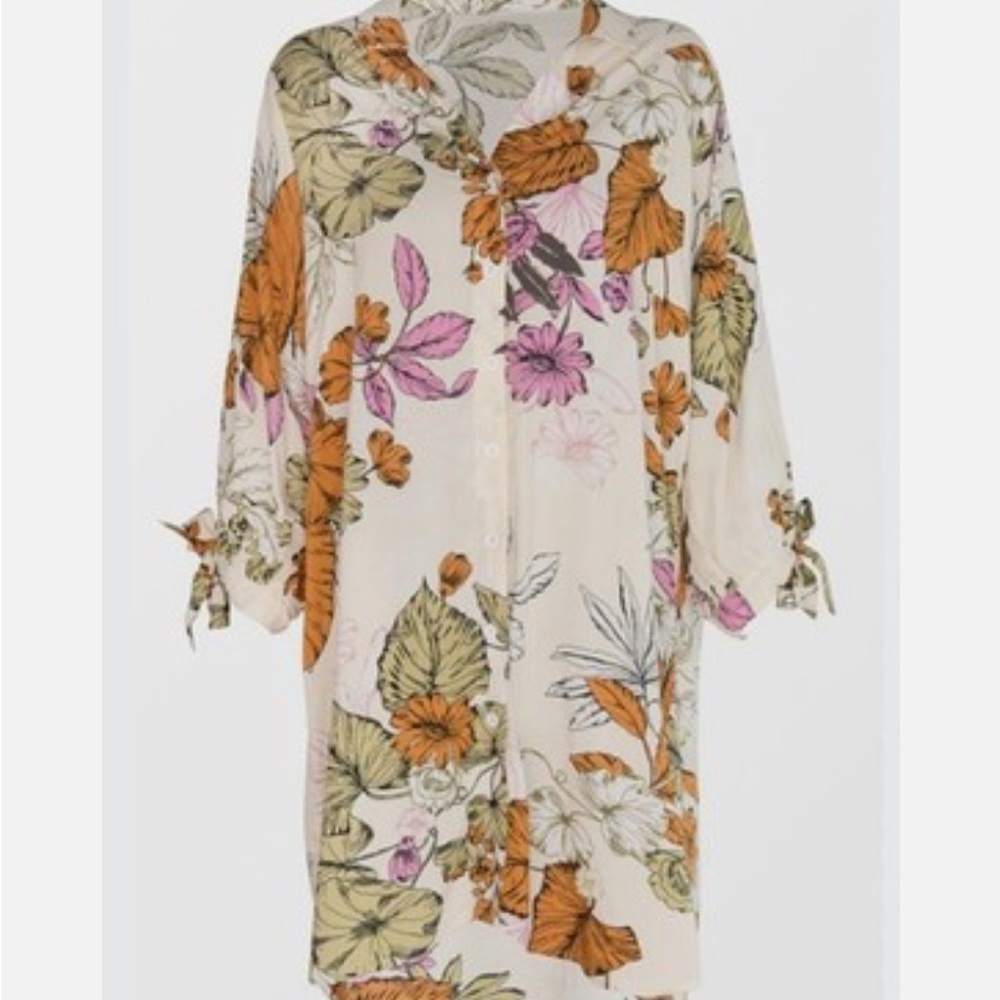 Cupshe - Oaklyn Floral Buttondown Shirtdress